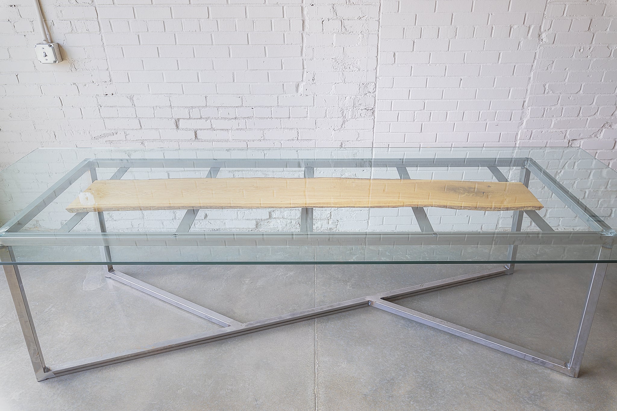 Parti Glass Top Conference Table